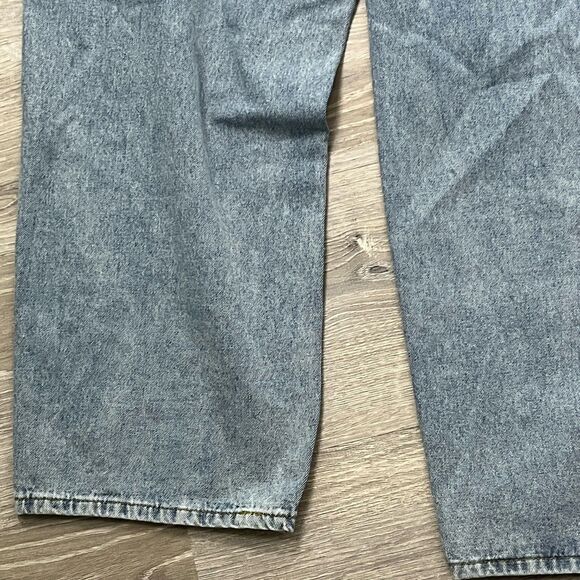 Lioness Talk Is Cheap Baggy Wide Leg Jeans XXL High Waist Light Wash Relaxed NWT - Picture 5 of 7